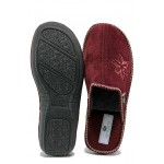 Винени анатомични домашни чехли, текстилна материя - ежедневни обувки за целогодишно ползване N 100018712