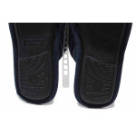 Тъмносини домашни чехли, текстилна материя - ежедневни обувки за целогодишно ползване N 100018846