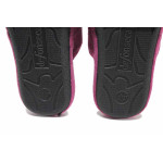 Розови домашни чехли, текстилна материя - ежедневни обувки за целогодишно ползване N 100018835
