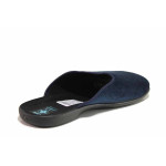 Сини анатомични домашни чехли, текстилна материя - ежедневни обувки за целогодишно ползване N 100018887