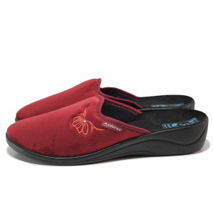 Винени домашни чехли, текстилна материя - ежедневни обувки за целогодишно ползване N 100018893