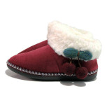 Винени домашни чехли, текстилна материя - всекидневни обувки за есента и зимата N 100019146