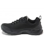 Черни мъжки маратонки, текстилна материя - спортни обувки за есента и зимата N 100017991