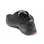 Черни мъжки маратонки, текстилна материя - спортни обувки за есента и зимата N 100017996