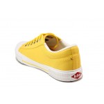Жълти дамски кецове, текстилна материя - спортни обувки за пролетта и лятото N 100018213