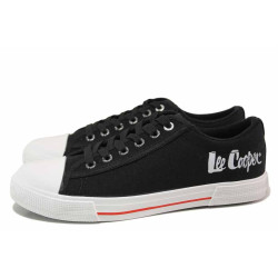 Черни дамски кецове, текстилна материя - спортни обувки за пролетта и лятото N 100018211