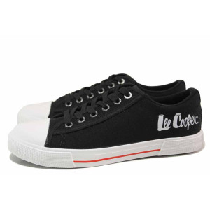 Черни дамски кецове, текстилна материя - спортни обувки за пролетта и лятото N 100018211