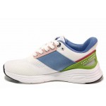 Бели дамски маратонки, текстилна материя - спортни обувки за пролетта и лятото N 100018424