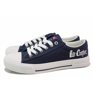 Сини анатомични тинейджърски маратонки, текстилна материя - спортни обувки за целогодишно ползване N 100019006