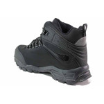 Черни мъжки боти, текстилна материя - ежедневни обувки за есента и зимата N 100019038