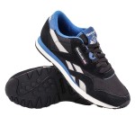 Черни мъжки маратонки, естествен велур - спортни обувки  N 100017791