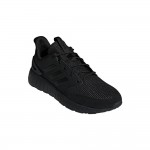 Черни мъжки маратонки, естествена кожа и текстилна материя - спортни обувки за лятото N 100018655