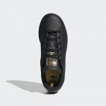 Черни тинейджърски маратонки, естествена кожа - спортни обувки  N 100017825