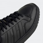 Черни тинейджърски маратонки, здрава еко-кожа - всекидневни обувки  N 100017827