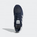 Сини мъжки маратонки, естествен велур - спортни обувки  N 100017828