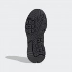 Черни мъжки маратонки, естествена кожа и текстилна материя - спортни обувки  N 100017848