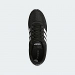 Черни мъжки маратонки, еко-кожа и текстилна материя - спортни обувки  N 100017849