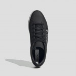 Черни дамски кецове, естествена кожа - спортни обувки за целогодишно ползване N 100018648