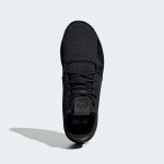 Черни мъжки маратонки, текстилна материя - спортни обувки за лятото N 100018650