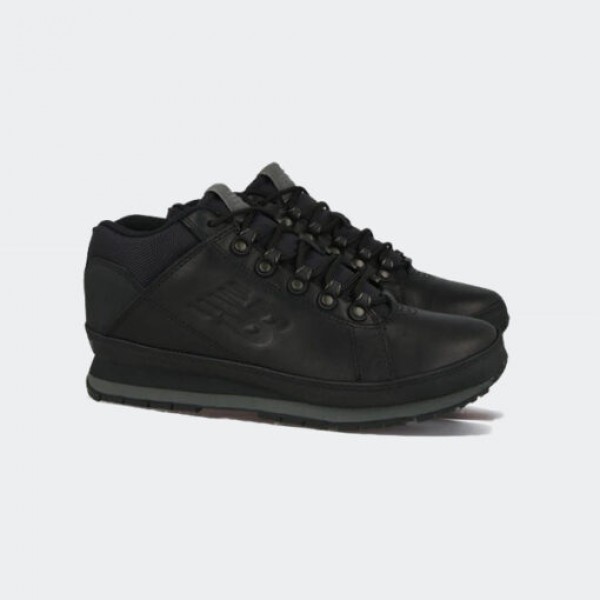 Черни мъжки спортни обувки, естествена кожа и текстилна материя - ежедневни обувки  N 100017770