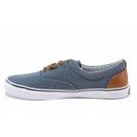 Сини мъжки спортни обувки, текстилна материя - ежедневни обувки за пролетта и лятото N 100018392