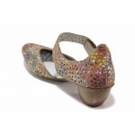 Всички цветове дамски обувки със среден ток, естествен набук - всекидневни обувки за пролетта и лятото N 100018021