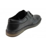 Черни мъжки обувки, естествена кожа - всекидневни обувки за пролетта и лятото N 100018020