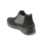 Черни анатомични дамски боти, здрава еко-кожа - ежедневни обувки за есента и зимата N 100018709