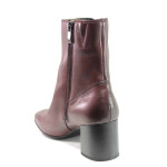 Черни дамски боти, естествена кожа - ежедневни обувки за целогодишно ползване N 100018916