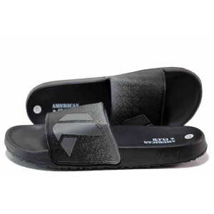 Черни анатомични джапанки, pvc материя - ежедневни обувки за лятото N 100019760