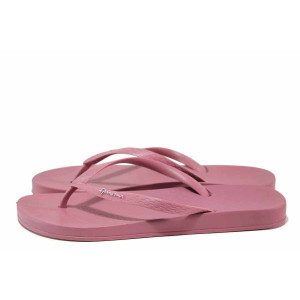 Лилави анатомични джапанки, pvc материя - всекидневни обувки за лятото N 100020070