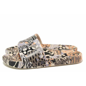 Черни анатомични дамски чехли, pvc материя - всекидневни обувки за лятото N 100020082