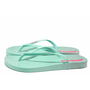 Зелени джапанки, pvc материя - всекидневни обувки за лятото N 100020084