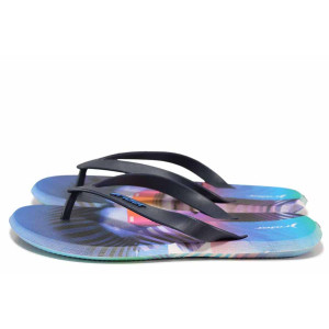 Сини джапанки, pvc материя - всекидневни обувки за лятото N 100020095