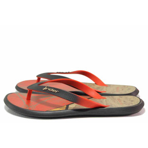 Черни джапанки, pvc материя - всекидневни обувки за лятото N 100020097