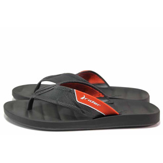 Черни мъжки чехли, pvc материя - всекидневни обувки за лятото N 100020099