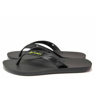 Черни мъжки чехли, pvc материя - всекидневни обувки за лятото N 100020105