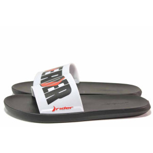 Бели анатомични мъжки чехли, pvc материя - ежедневни обувки за лятото N 100020106