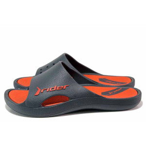 Сини анатомични мъжки чехли, pvc материя - всекидневни обувки за лятото N 100020109