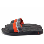Черни джапанки, pvc материя - ежедневни обувки за лятото N 100020110