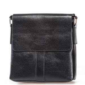 Черни мъжки чанти, здрава еко-кожа - ежедневни обувки за целогодишно ползване N 100020886