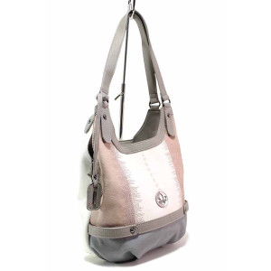 Шарена дамска чанта, здрава еко-кожа - удобство и стил за лятото N 100019794