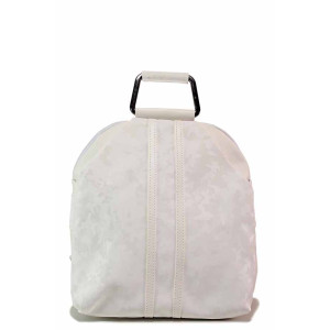 Бяла раница, здрава еко-кожа - удобство и стил за вашето ежедневие N 100019995