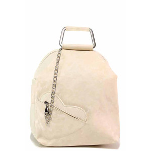 Бежова раница, здрава еко-кожа - удобство и стил за вашето ежедневие N 100020001