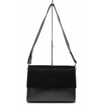 Черна дамска чанта, здрава еко-кожа - удобство и стил за вашето ежедневие N 100020017
