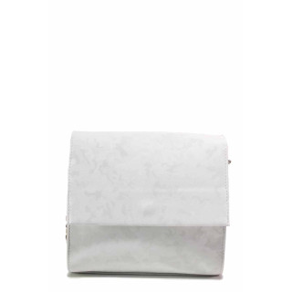 Бяла дамска чанта, здрава еко-кожа - елегантен стил за вашето ежедневие N 100020023