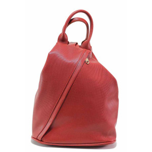 Червена раница, здрава еко-кожа - удобство и стил за вашето ежедневие N 100020031