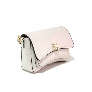 Бежова дамска чанта, здрава еко-кожа - удобство и стил за вашето ежедневие N 100020114
