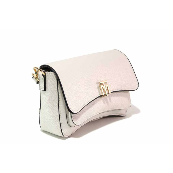 Бежова дамска чанта, здрава еко-кожа - удобство и стил за вашето ежедневие N 100020114