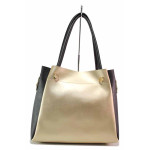 Жълта дамска чанта, здрава еко-кожа - удобство и стил за вашето ежедневие N 100020322